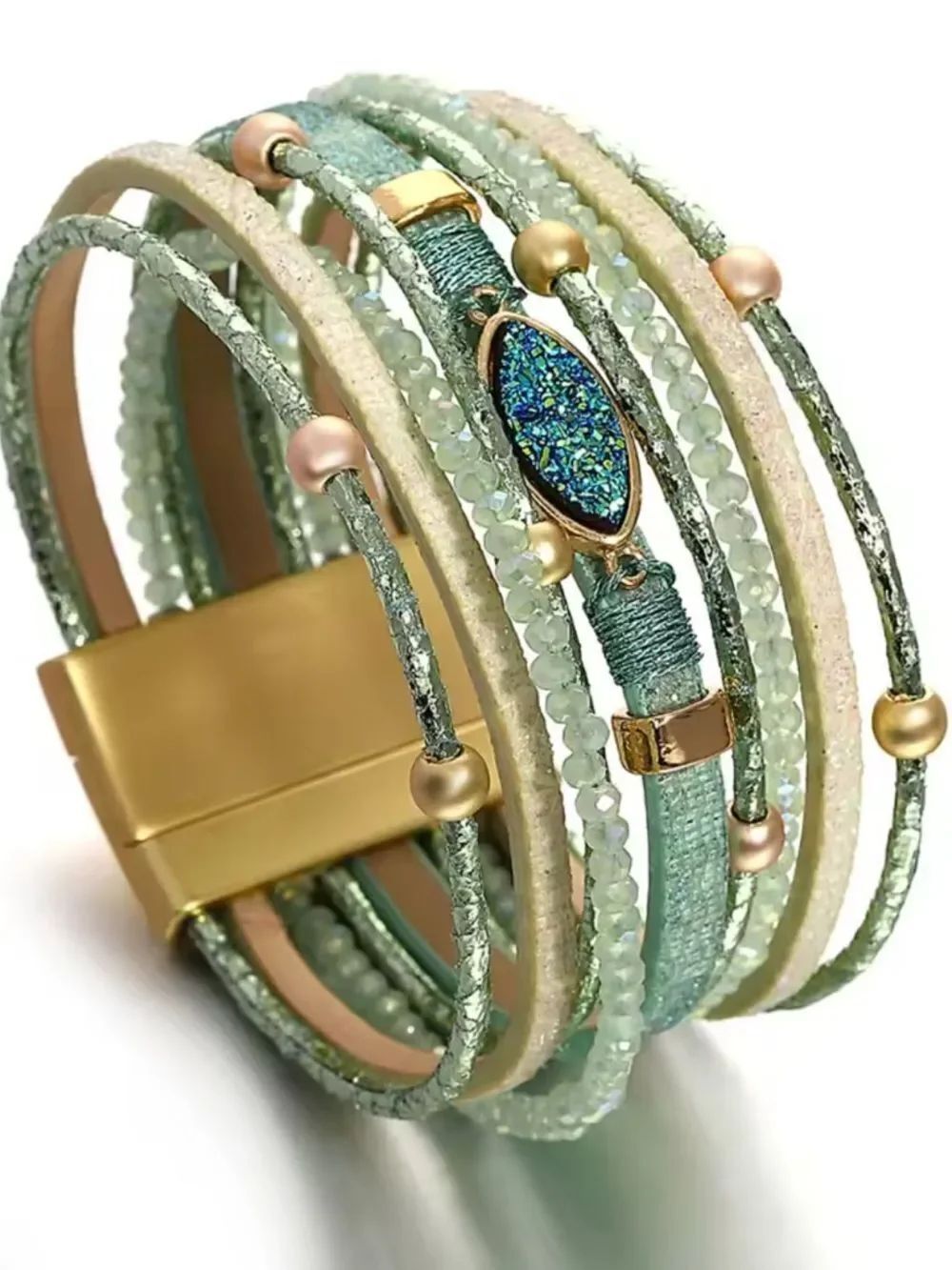 LEATHER BOHO BRACELET - Picture 3 of 4